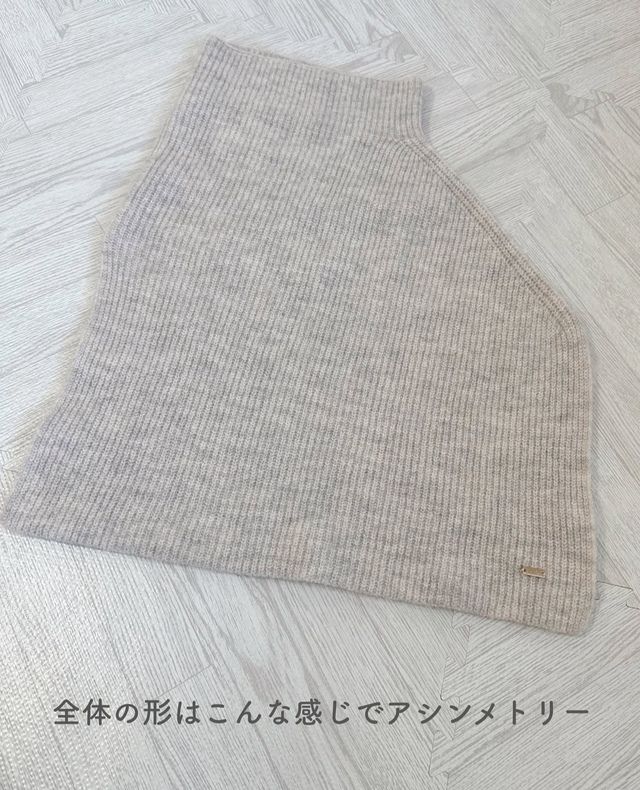 しまむらニットケープ3