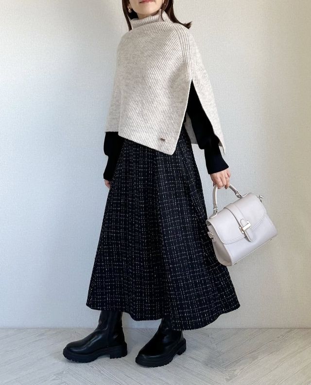 しまむらニットケープ6