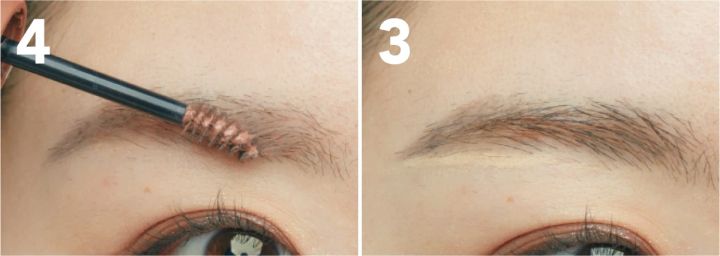 【平行眉の書き方①】3&4