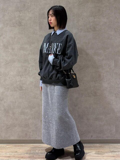 スウェットとスカートのコーデ4