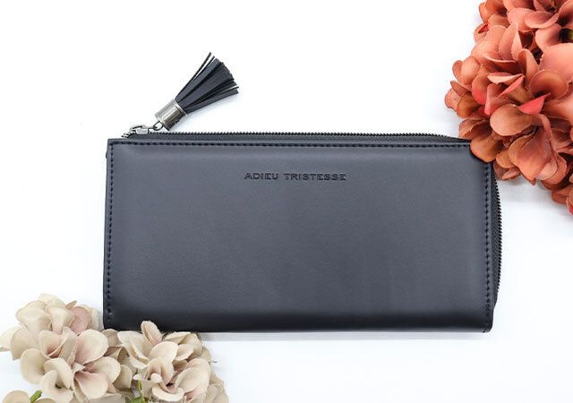 リンネル3月号 付録 ADIEU TRISTESSE kazumi 増刊号 黒財布