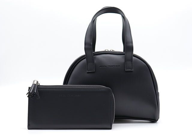 リンネル3月号 付録 ADIEU TRISTESSE kazumi 増刊号 黒財布 通常号 黒バッグ