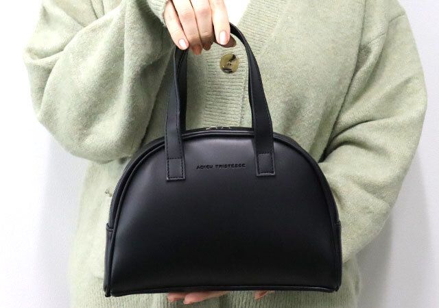 リンネル3月号 付録 ADIEU TRISTESSE kazumi 黒バッグ デザイン