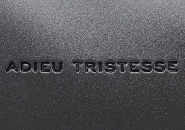 リンネル3月号 付録 ADIEU TRISTESSE kazumi 黒バッグ ロゴ