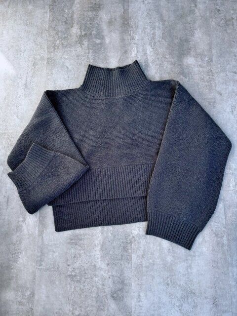 coca ニットセットアップワンピース チャコール トップス