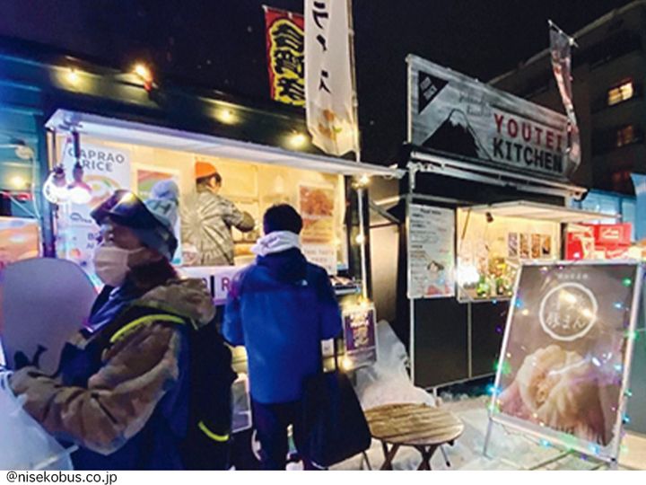 ニセコスキー場の屋台