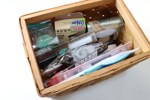 ダイソー 水杉収納ボックス（長方形） 使用例