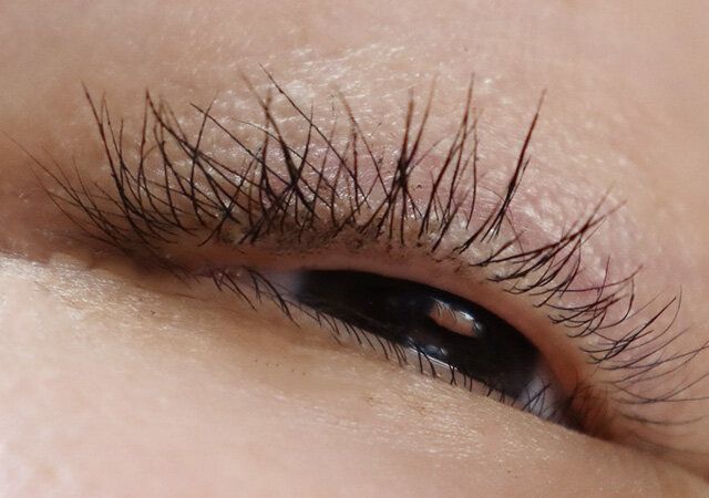 ダイソー まつげブラシ 使用例 ビフォー