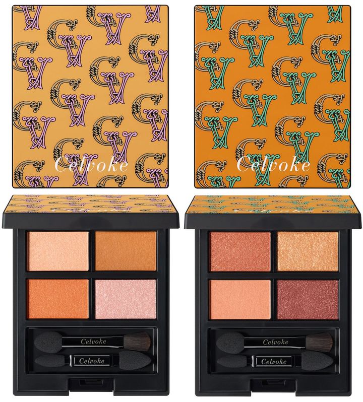 〈左から〉ヴァティック アイパレット 12（初回限定パッケージ）、EX14 各￥6,820（1月29日発売）