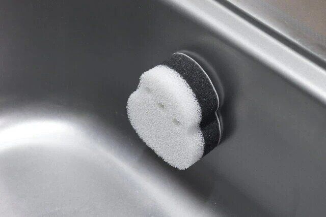 ダイソー シマエナガ PETAKORA シンク洗い 貼りつく