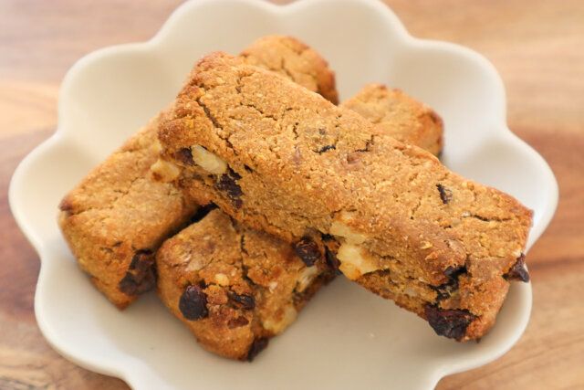 レーズンとくるみのおからバー 完成