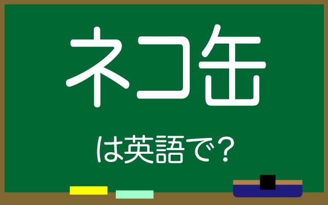 英語で【ネコ缶】は何て言う？「開ける」などの英語もご紹介
