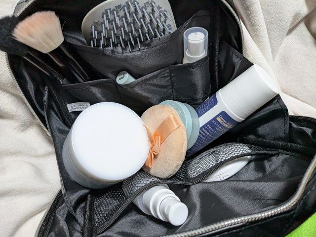 エンジェルキルトバニティポーチコスメ収納