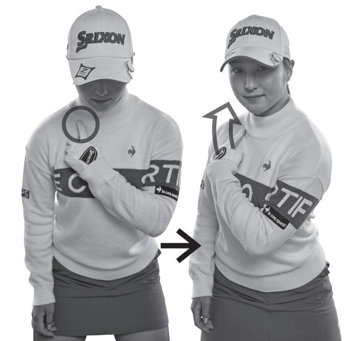 捻転不足を解消するなら要チェック！「右鎖骨を…」女子プロがレッスン