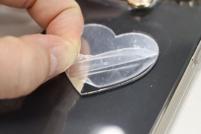 ダイソー アクリルシールミラー 2P 貼る 保護フィルム