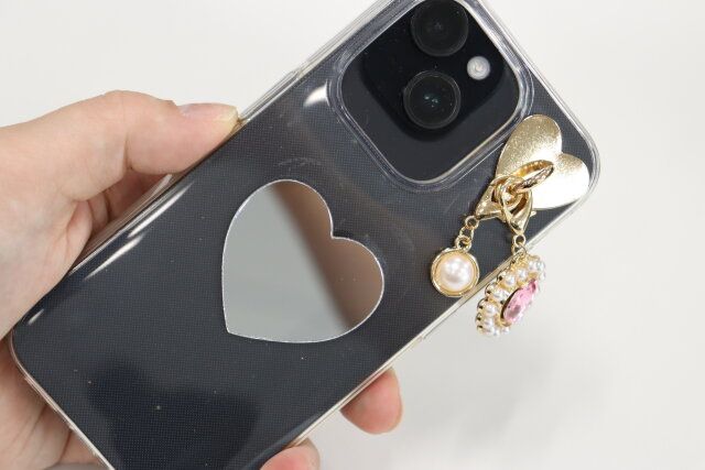 ダイソー アクリルシールミラー 2P 使用例