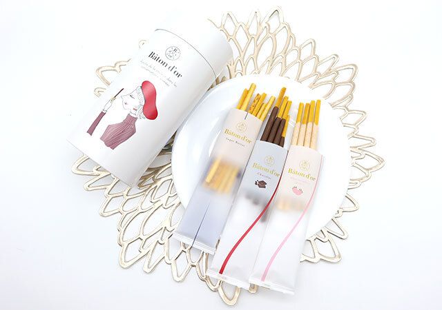 グリコのバトンドール アソートボックス（筒型）