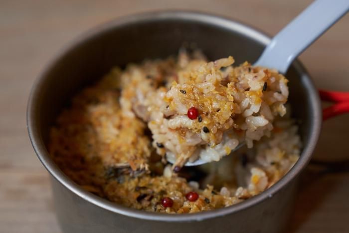 MOUNTAIN GOURMET LAB.の鶏と舞茸のシェリー煮込み（リゾット仕立て）