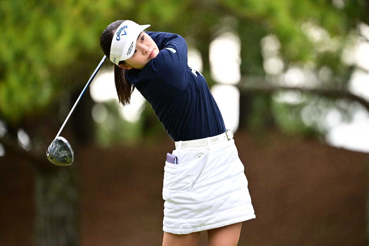 政田夢乃のBEST PLAY OF 2024に選ばれたショットに学ぶ“前傾角度キープ