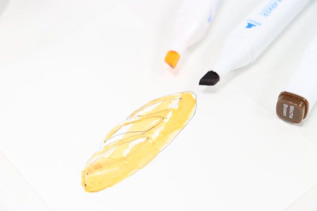 ダイソー 水性イラストマーカー 使用例