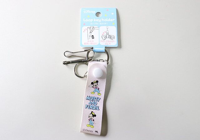 〈ミッキー＆フレンズ〉ループキーホルダー パッケージ