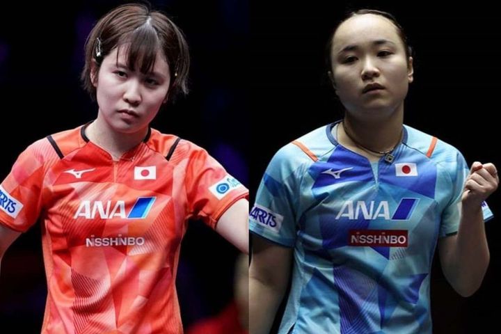 平野美宇、伊藤美誠（C）WTT