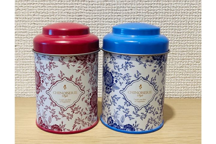 ギフト缶 シノワズリスタイル／￥110（税込み）