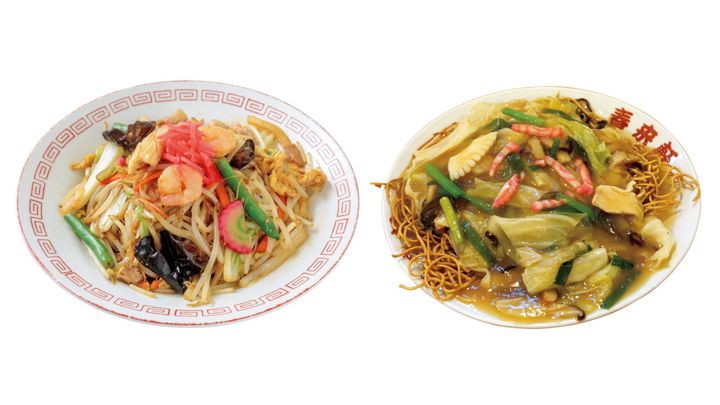 中華ちらし、バリそば