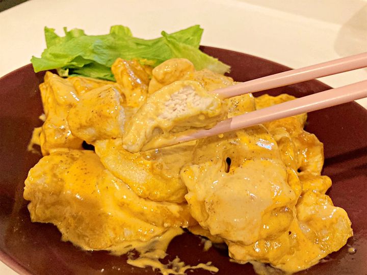 とりマヨの断面