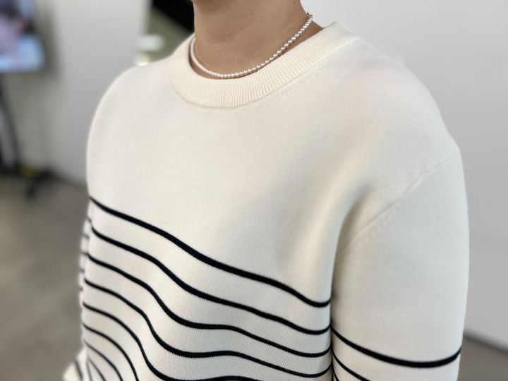 画像: 【UNIQLO】ウォッシャブルミラノリブクルーネックセーター（男女兼用Mサイズ着用）¥3,990 www.uniqlo.com