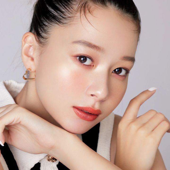 【アーチ眉の書き方⑥】オレンジブラウン×眉尻アーチでこなれた印象に