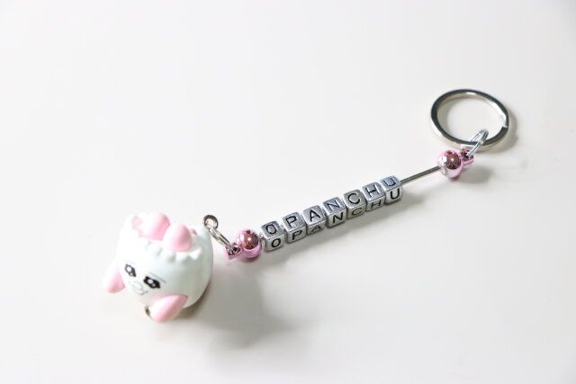 セリア クラフトビーズキーリング 完成