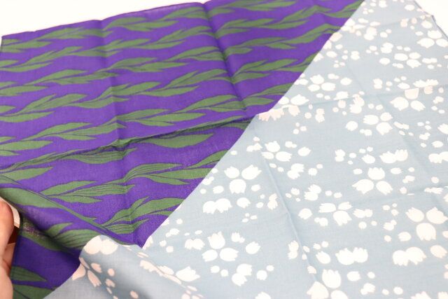 播州ハンカチ 君影草（きみかげそう） デザイン