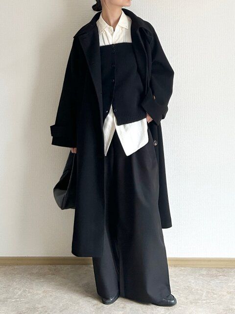 LIAN 2WAYニットベアビスチェ ブラック着用 ビスチェとして