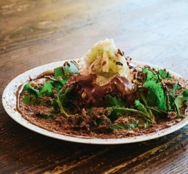 アマゾン カカオ / 「ヘーゼルナッツショコラビビン麺」3300円 ※松屋銀座限定 