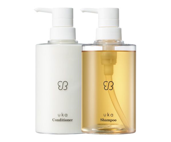 【左】IZU Shampoo for all hair types 【右】IZU Conditioner for all hair types