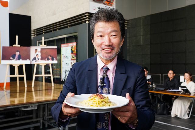 キム兄コラボ スター食堂のレトルト「昭和カルボナーラ」