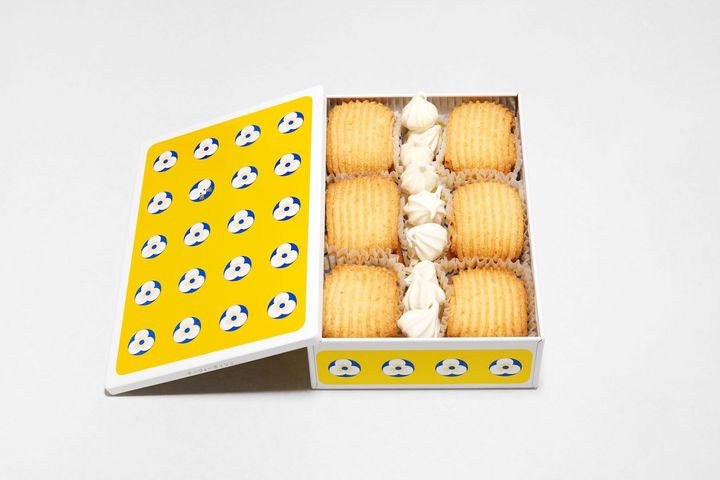 「Cheesy Poche」クッキー18枚（3段絞り12枚、2段絞り6枚） レモンメレンゲ約13g ¥3,880