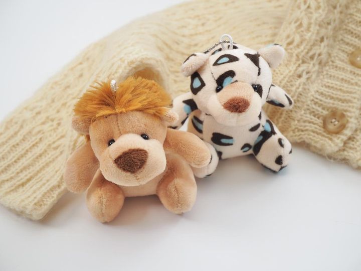 画像: ダイソーの種類豊富なぬいぐるみチャーム