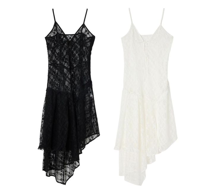 画像: Ngm.S レース キャミ ワンピ ¥11,990（ホワイト/ブラック） ※モデル着用カラーはホワイトになります。