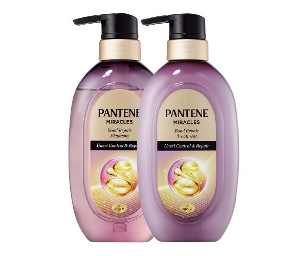 【左】ミラクルズ うねりコントロール＆リペア ボンドリペア シャンプー 【右】ミラクルズ うねりコントロール＆リペア ボンドリペア トリートメント
