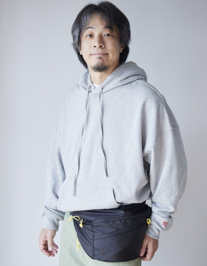 ひろゆきさんと「超合理的パラシュートウエストポーチ」