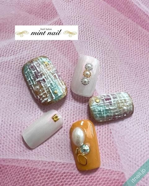 mint nailが投稿したネイルデザイン [photoid:I0127839] via Itnail Design (746043)
