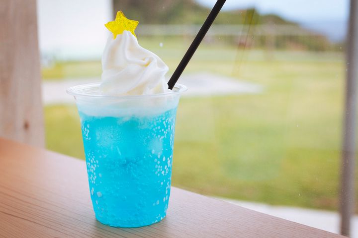 星空クリームソーダ650円