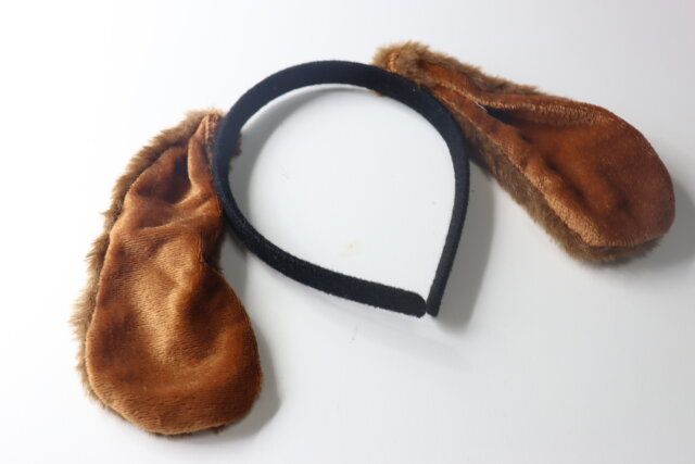 セリアの可愛いアニマルカチューシャ ドッグ