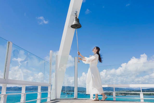 古宇利オーシャンタワーの最上階、オーシャンデッキ