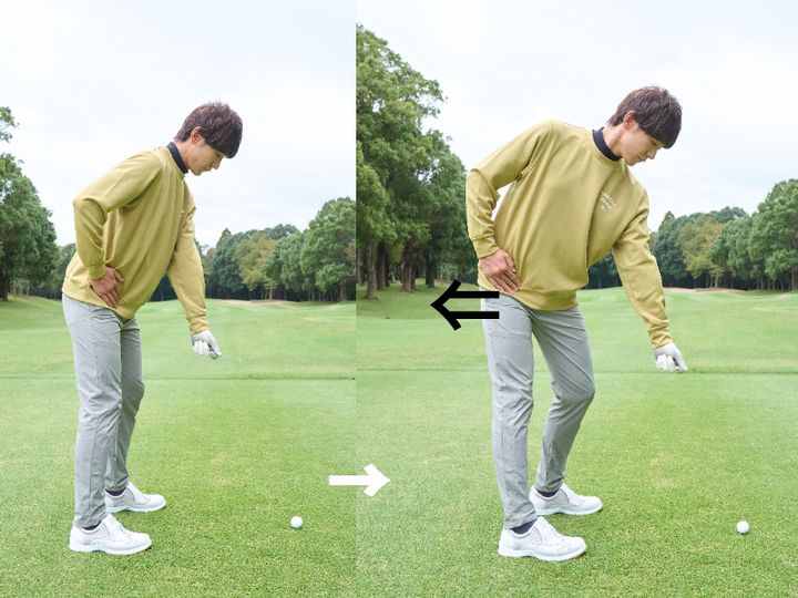 「手元が浮かないインパクト」の作り方！バックスイングが重要だった