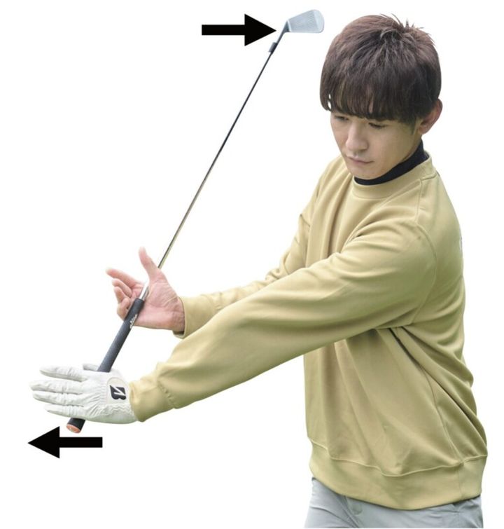 「手元が浮かないインパクト」の作り方！バックスイングが重要だった