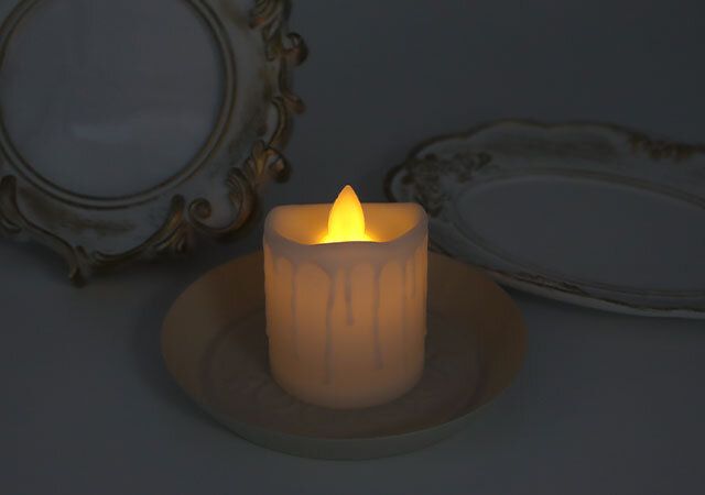 キャンドルライト 点灯 暗い場所