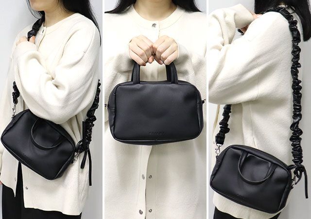 BRILMY ポーチがいらない ズボラに優しい ボストンバッグ BOOK デザイン付録 黒バッグ 3WAY